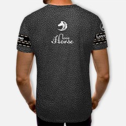 3D мъжка фенска тениска Horse к4512 3D мъжка фенска тениска Horse к4512