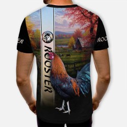 3D мъжка тениска Rooster 3D мъжка тениска Rooster