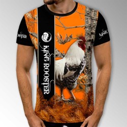3D мъжка тениска Rooster 11873 3D мъжка тениска Rooster 11873