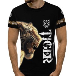3D мъжка тениска Tiger 12839 3D мъжка тениска Tiger 12839