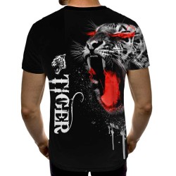 3D мъжка тениска Tiger 12840 3D мъжка тениска Tiger 12840