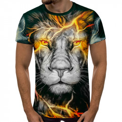 3D МЪЖКА ТЕНИСКА ПРИНТ LION 3D МЪЖКА ТЕНИСКА ПРИНТ LION