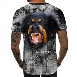 3D мъжка тениска Rottweiler 3D мъжка тениска Rottweiler
