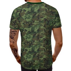 3D мъжка тениска с ловни мотиви 12937 3D мъжка тениска с ловни мотиви 12937
