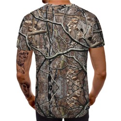 3D мъжка тениска с ловни мотиви 12938 3D мъжка тениска с ловни мотиви 12938