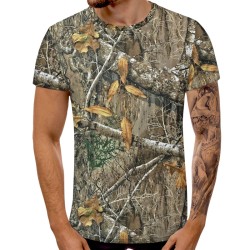 3D мъжка тениска с ловни мотиви 12939 3D мъжка тениска с ловни мотиви 12939