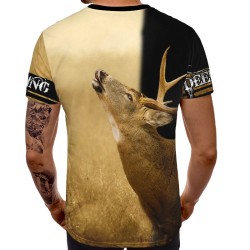 3D мъжка тениска с принт Deer 12993 3D мъжка тениска с принт Deer 12993