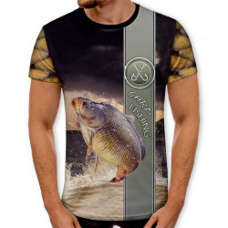 3D МЪЖКА ТЕНИСКА ПРИНТ CARP CATFISH 3D МЪЖКА ТЕНИСКА ПРИНТ CARP CATFISH