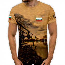 3D мъжка рибарска тениска - нощен риболов 3D мъжка рибарска тениска - нощен риболов