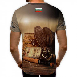 3D мъжка рибарска тениска Въдица 3D мъжка рибарска тениска Въдица