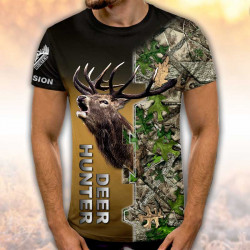 3D мъжка тениска принт Deep Hunter 3D мъжка тениска принт Deep Hunter