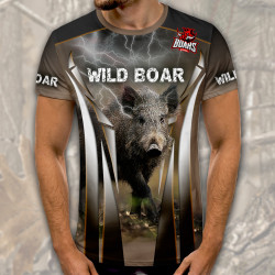 3D мъжка тениска Wild Boar 3D мъжка тениска Wild Boar