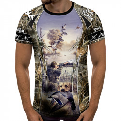 3D МЪЖКА ТЕНИСКА ПРИНТ ЛОВЕН СЕЗОН 3D МЪЖКА ТЕНИСКА ПРИНТ ЛОВЕН СЕЗОН