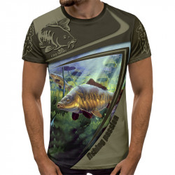 3D МЪЖКА ТЕНИСКА ПРИНТ PESCA 3D МЪЖКА ТЕНИСКА ПРИНТ PESCA