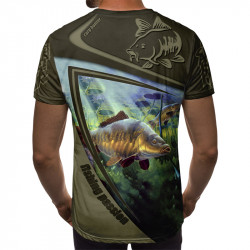 3D МЪЖКА ТЕНИСКА ПРИНТ PESCA 3D МЪЖКА ТЕНИСКА ПРИНТ PESCA