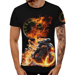 3D мъжка тениска Мотор 13034 3D мъжка тениска Мотор 13034