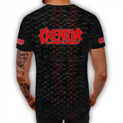3D мъжка тениска с принт Kreator  3D мъжка тениска с принт Kreator