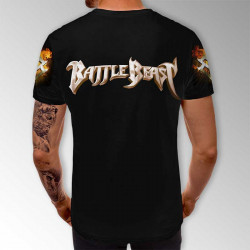 3D мъжка тениска на Battle Beast 3D мъжка тениска на Battle Beast