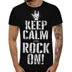 3D мъжка тениска Rock and Roll 13816 3D мъжка тениска Rock and Roll 13816