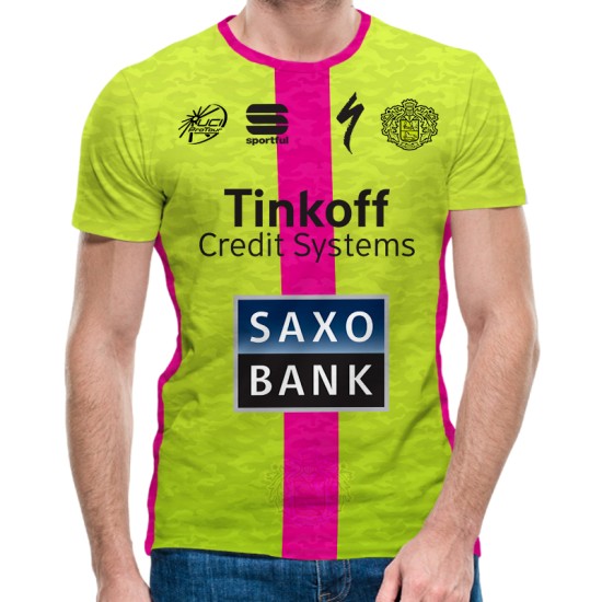3D мъжка тениска Tinkoff Green Cammo