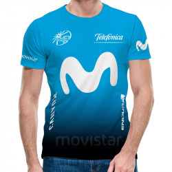 3D мъжка тениска Movistar sky blue 3D мъжка тениска Movistar sky blue