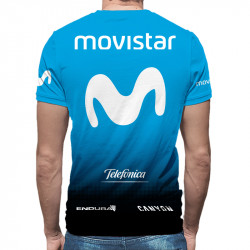3D мъжка тениска Movistar sky blue 3D мъжка тениска Movistar sky blue