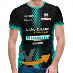 3D мъжка тениска Bianchi black 3D мъжка тениска Bianchi black