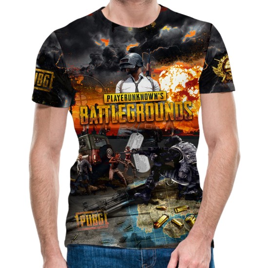 3D мъжка тениска Battlegrounds - revenge