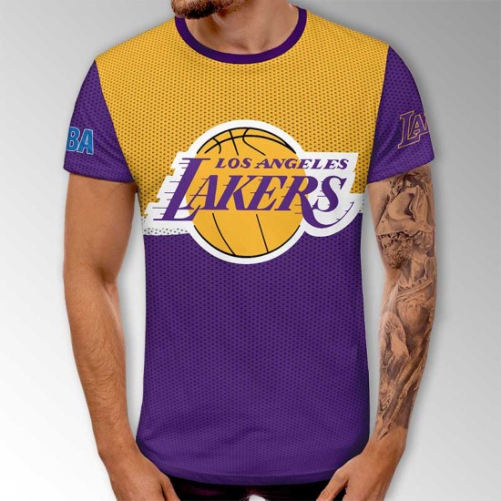 3D мъжка тениска Lakers