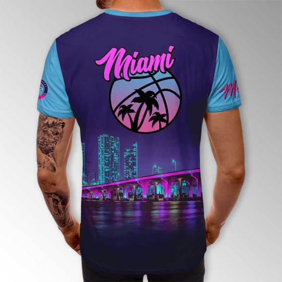 3D мъжка тениска Miami