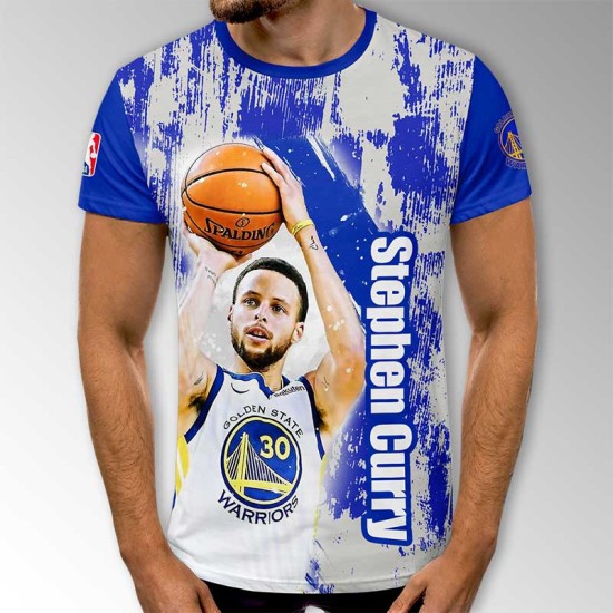 3D мъжка тениска Stephen Curry