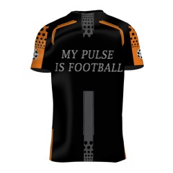 3D мъжка тениска с абстрактен принт My pulse is football 14334