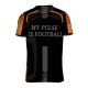 3D мъжка тениска с абстрактен принт My pulse is football 14334