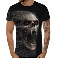 3D мъжка тениска Череп 13445 3D мъжка тениска Череп 13445