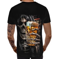 3D мъжка тениска Beers time 13447 3D мъжка тениска Beers time 13447