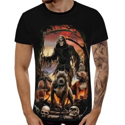 3D мъжка тениска с абстрактен принт 13448 3D мъжка тениска с абстрактен принт 13448