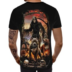 3D мъжка тениска с абстрактен принт 13448 3D мъжка тениска с абстрактен принт 13448