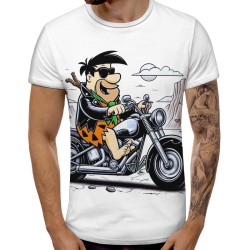 3D мъжка тениска с абстрактен принт Flinstone 13820 3D мъжка тениска с абстрактен принт Flinstone 13820