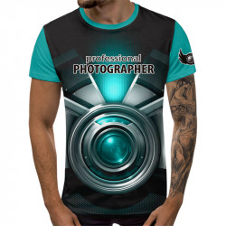 3D мъжка тениска Profesional Photographer 3D мъжка тениска Profesional Photographer
