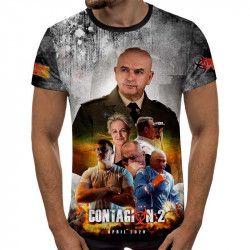 3D мъжка тениска принт ЗАРАЗА 3D мъжка тениска принт ЗАРАЗА