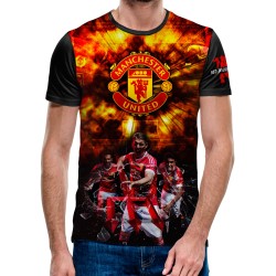 3D мъжка тениска Manchester Utd 3D мъжка тениска Manchester Utd