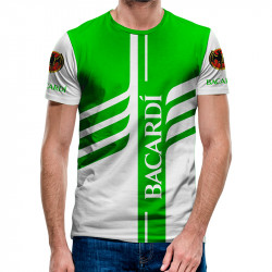 3D мъжка тениска Bacardi green 3D мъжка тениска Bacardi green