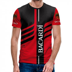 3D мъжка тениска Bacardi red 3D мъжка тениска Bacardi red