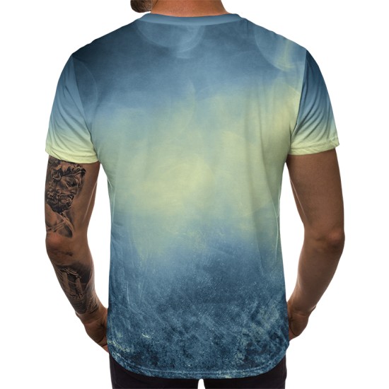 3D мъжка тениска 5293 + подарък надпис