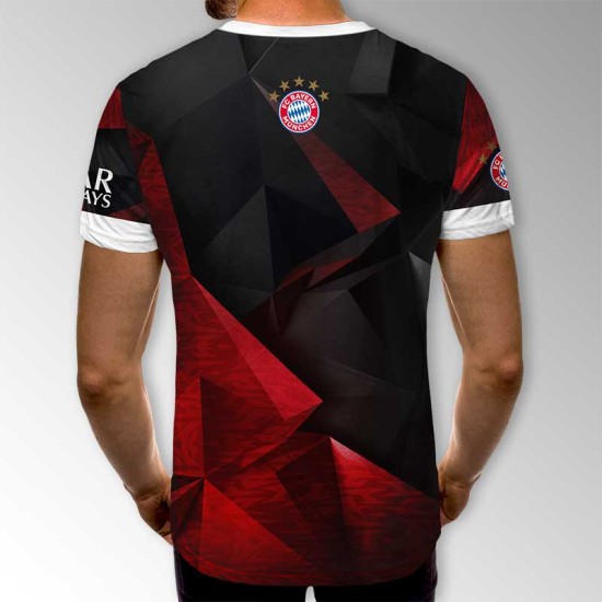 3D мъжка фенска тениска FC Bayern Munchen