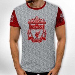 3D мъжка фенска тениска FC Liverpool