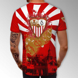 3D мъжка фенска тениска Sevillia FCB 3D мъжка фенска тениска Sevillia FCB
