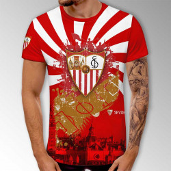 3D мъжка фенска тениска Sevillia FCB 3D мъжка фенска тениска Sevillia FCB
