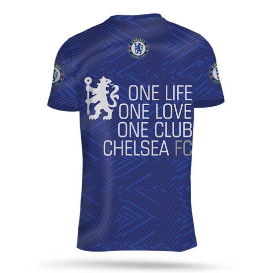 3D мъжка фенска тениска FC Chelsea 11733