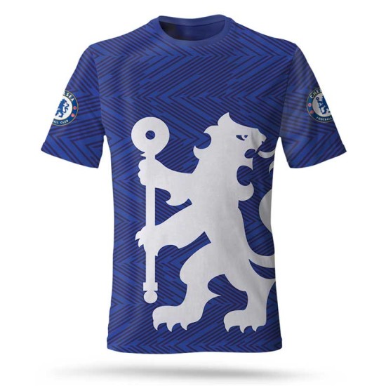 3D мъжка фенска тениска FC Chelsea 11733